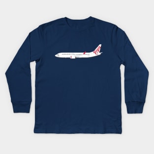 Boeing 737 Kids Long Sleeve T-Shirt